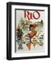 Rio Travel Poster-null-Framed Giclee Print