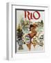 Rio Travel Poster-null-Framed Giclee Print