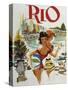 Rio Travel Poster-null-Stretched Canvas