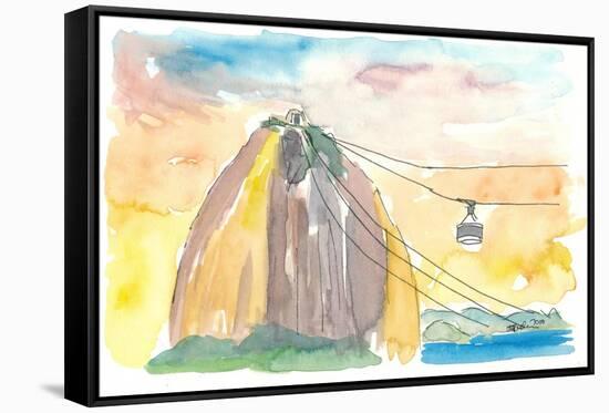 Rio View of Favela Santa Teresa-M. Bleichner-Framed Stretched Canvas