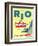 "Rio" Vintage Travel Poster, International Airways-Piddix-Framed Art Print