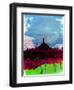 Rio Watercolor Skyline-NaxArt-Framed Art Print