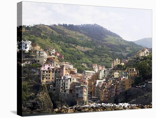 Riomaggiore, Cinque Terre, Liguria, Italy, Europe-null-Stretched Canvas