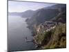 Riomaggiore, Traditional Fishing Village, and Coastline of Cinque Terre, Liguria, Italy-Patrick Dieudonne-Mounted Photographic Print