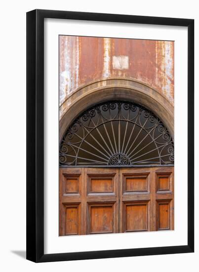 Rione Di Ponte Fanlight-Alan Copson-Framed Giclee Print