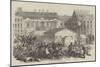 Riot at Berlin on the Domhofs-Platz-null-Mounted Giclee Print