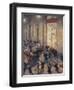 Riot at the Gallery in Front of a Cafe-Umberto Boccioni-Framed Art Print