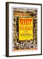 Riot in Cell Block 11, Neville Brand, (Bottom Right), 1954-null-Framed Art Print