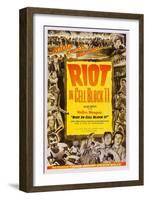 Riot in Cell Block 11, Neville Brand, (Bottom Right), 1954-null-Framed Art Print