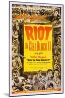 Riot in Cell Block 11, Neville Brand, (Bottom Right), 1954-null-Mounted Art Print