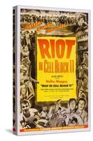 Riot in Cell Block 11, Neville Brand, (Bottom Right), 1954-null-Stretched Canvas
