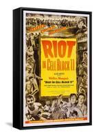 Riot in Cell Block 11, Neville Brand, (Bottom Right), 1954-null-Framed Stretched Canvas