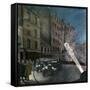 Riot on Rue Nationale, Paris, 1934-null-Framed Stretched Canvas