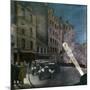 Riot on Rue Nationale, Paris, 1934-null-Mounted Giclee Print