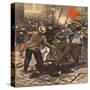 Riot, Police Injured-null-Stretched Canvas