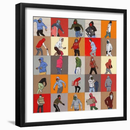 Rioters, 2014-Eliza Southwood-Framed Giclee Print