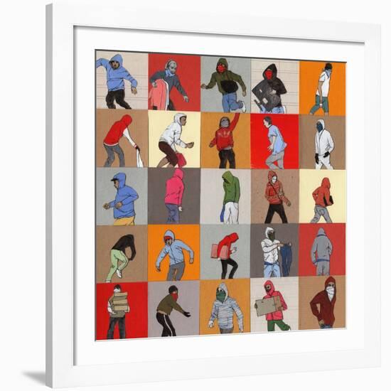 Rioters, 2014-Eliza Southwood-Framed Giclee Print