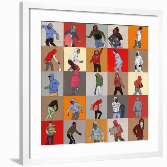 Rioters, 2014-Eliza Southwood-Framed Giclee Print