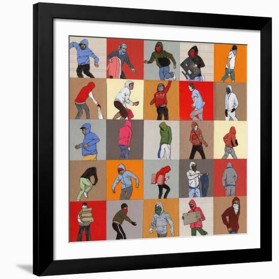 Rioters, 2014-Eliza Southwood-Framed Giclee Print