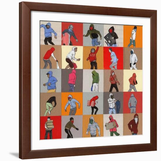 Rioters, 2014-Eliza Southwood-Framed Giclee Print