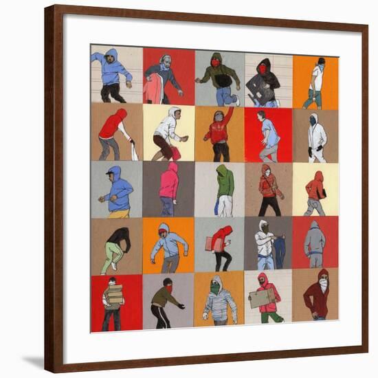 Rioters, 2014-Eliza Southwood-Framed Giclee Print