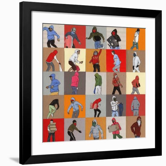 Rioters, 2014-Eliza Southwood-Framed Giclee Print