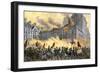 Rioters Attack the Royal Palace during the French Revolution-null-Framed Giclee Print