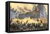 Rioters Attack the Royal Palace during the French Revolution-null-Framed Stretched Canvas