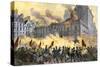 Rioters Attack the Royal Palace during the French Revolution-null-Stretched Canvas