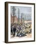 Rioting in Mons, Belgium, 1893-Henri Meyer-Framed Giclee Print