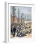 Rioting in Mons, Belgium, 1893-Henri Meyer-Framed Premium Giclee Print