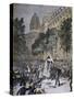 Rioting in Paris, 1893-null-Stretched Canvas