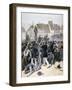 Rioting in Place Kléber, Strasbourg, 1893-null-Framed Giclee Print