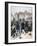 Rioting in Place Kléber, Strasbourg, 1893-null-Framed Giclee Print