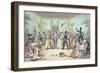 Riotous Scene in a Tavern During the Period of the French Revolution, C.1789-Etienne Bericourt-Framed Giclee Print