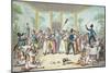 Riotous Scene in a Tavern During the Period of the French Revolution, C.1789-Etienne Bericourt-Mounted Giclee Print
