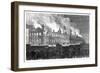 Riots in Montreal, Canada, 1849-null-Framed Giclee Print