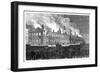 Riots in Montreal, Canada, 1849-null-Framed Giclee Print