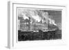 Riots in Montreal, Canada, 1849-null-Framed Giclee Print