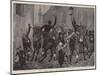 Riots in Stamboul, Massacre of Armenians by Police, Softas, and Kurds-Richard Caton Woodville II-Mounted Giclee Print