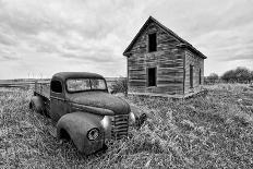 White Barn in Remote Rural Location-Rip Smith-Photographic Print