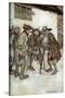 Rip Van Winkle, 1923-Arthur Rackham-Stretched Canvas