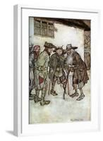 Rip Van Winkle, 1923-Arthur Rackham-Framed Giclee Print