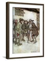 Rip Van Winkle, 1923-Arthur Rackham-Framed Giclee Print