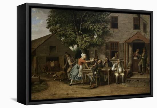 Rip Van Winkle at the Inn, 1879-Albertus D.O Browere-Framed Stretched Canvas