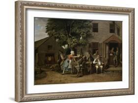 Rip Van Winkle at the Inn, 1879-Albertus D.O Browere-Framed Giclee Print