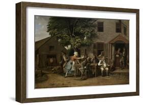 Rip Van Winkle at the Inn, 1879-Albertus D.O Browere-Framed Giclee Print