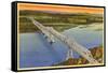 Rip Van Winkle Bridge, Hudson River, New York-null-Framed Stretched Canvas