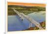 Rip Van Winkle Bridge, Hudson River, New York-null-Framed Art Print