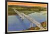 Rip Van Winkle Bridge, Hudson River, New York-null-Framed Art Print